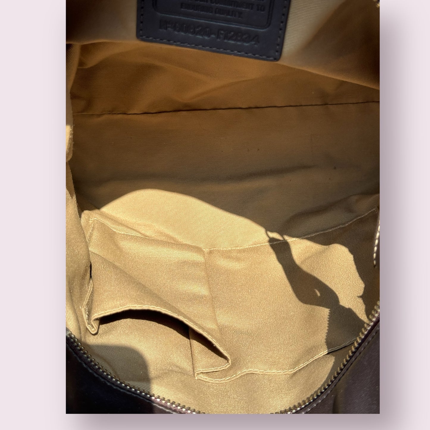 Rare Vintage Y2K Coach Brown Suede Tote Bag