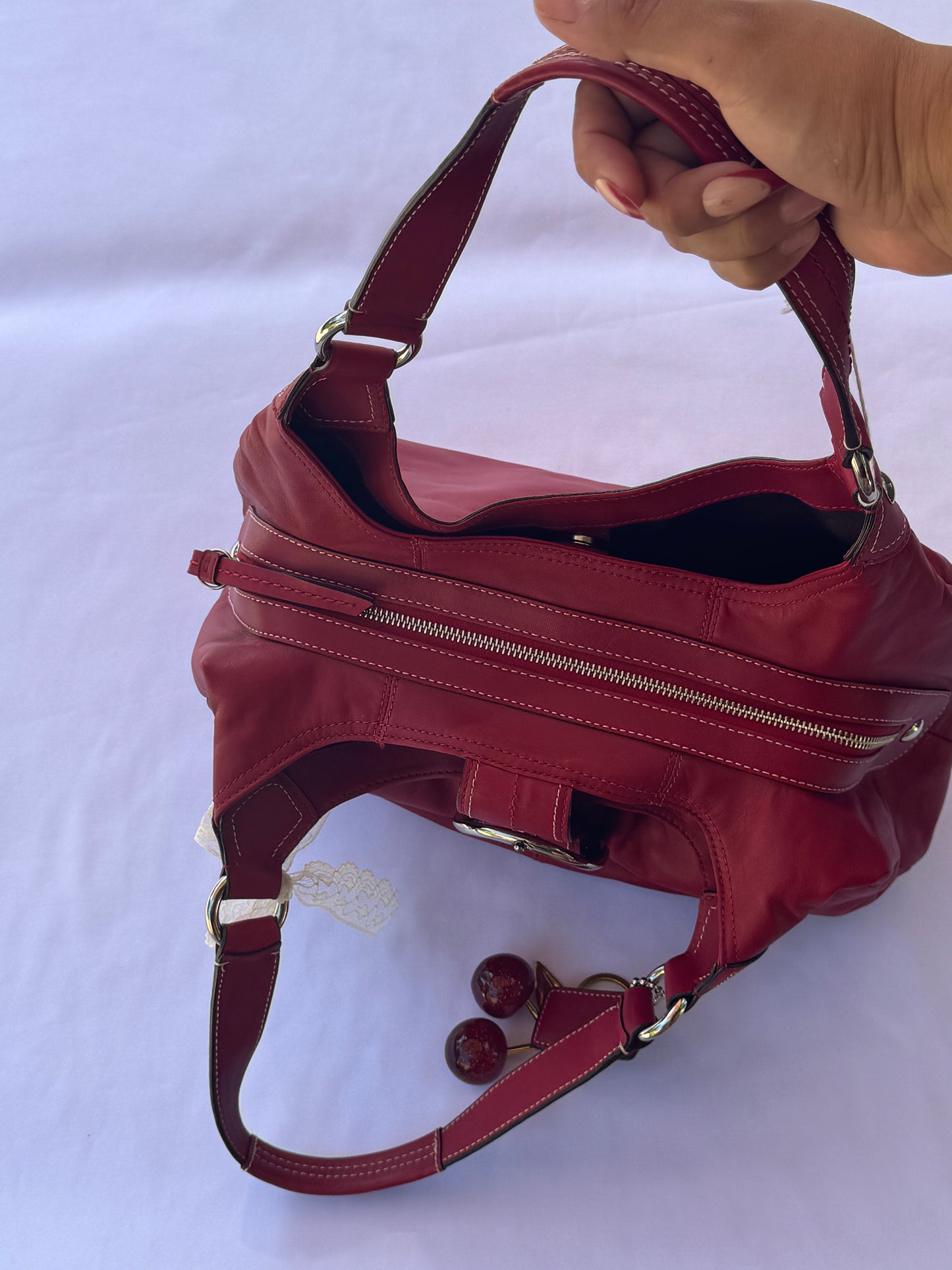 Red y2k Like New Coach Soho Hobo Shoulder Bag