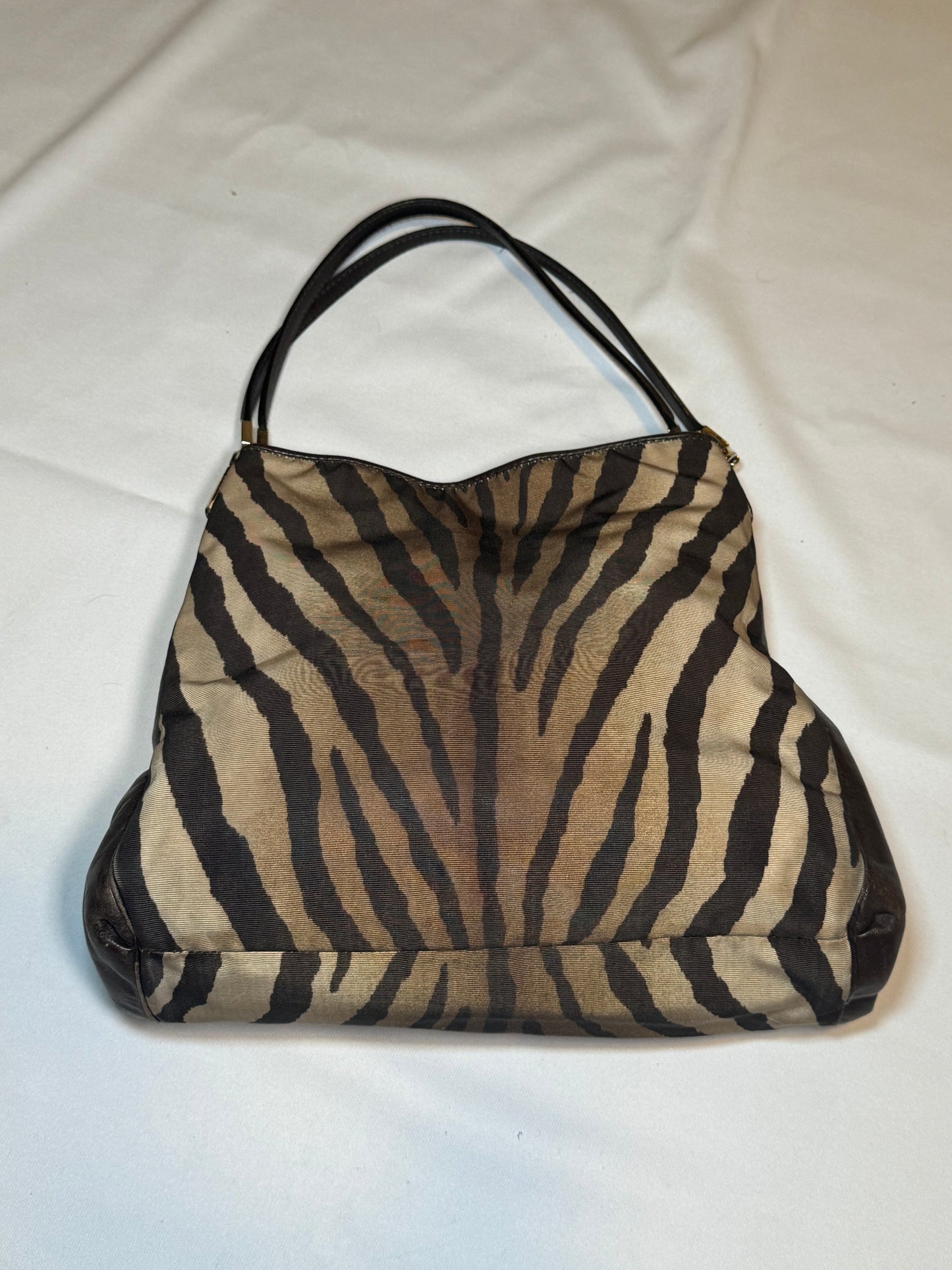 Vintage y2k Zebra Coach Large Hobo Bag