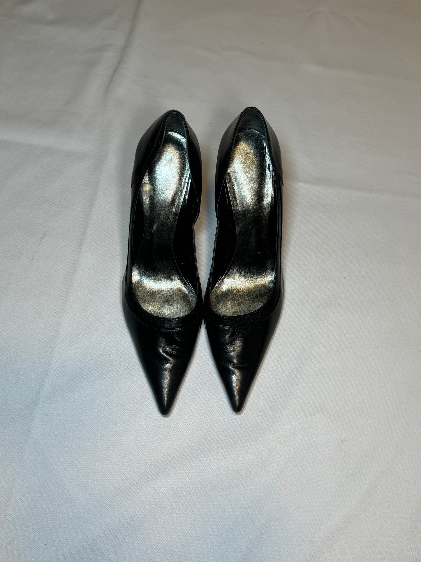 Vintage Y2K Nine West Black Leather Pumps