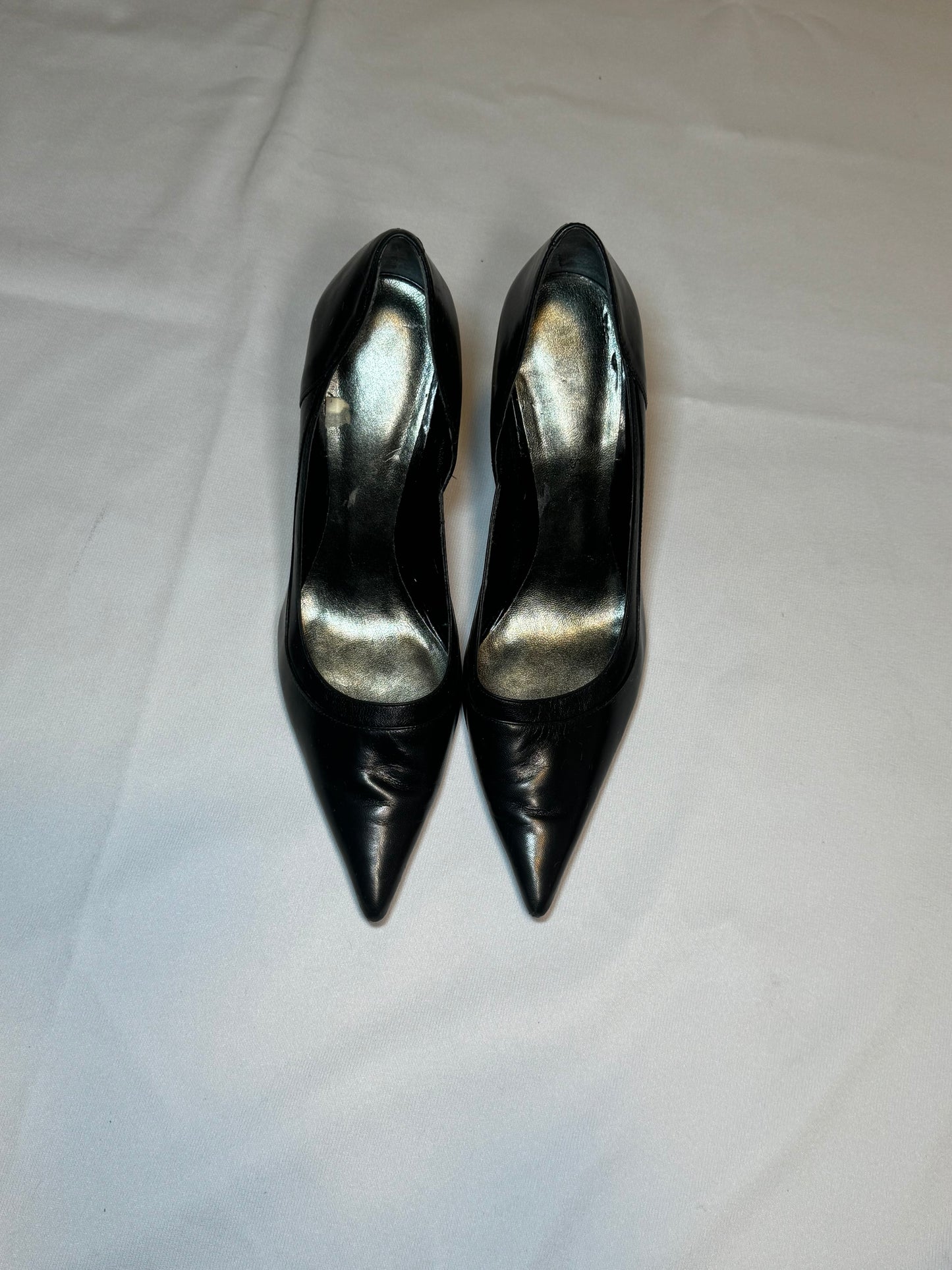 Vintage Y2K Nine West Black Leather Pumps