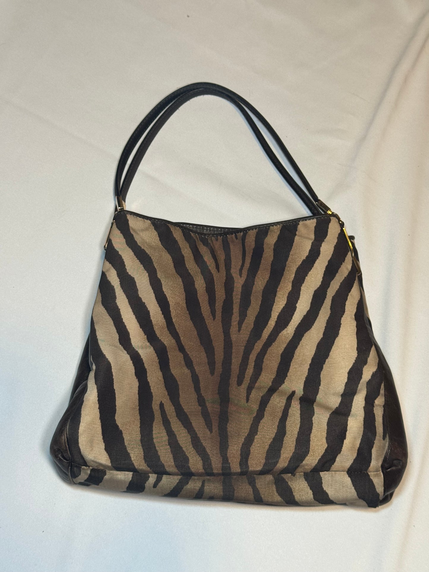 Vintage y2k Zebra Coach Large Hobo Bag