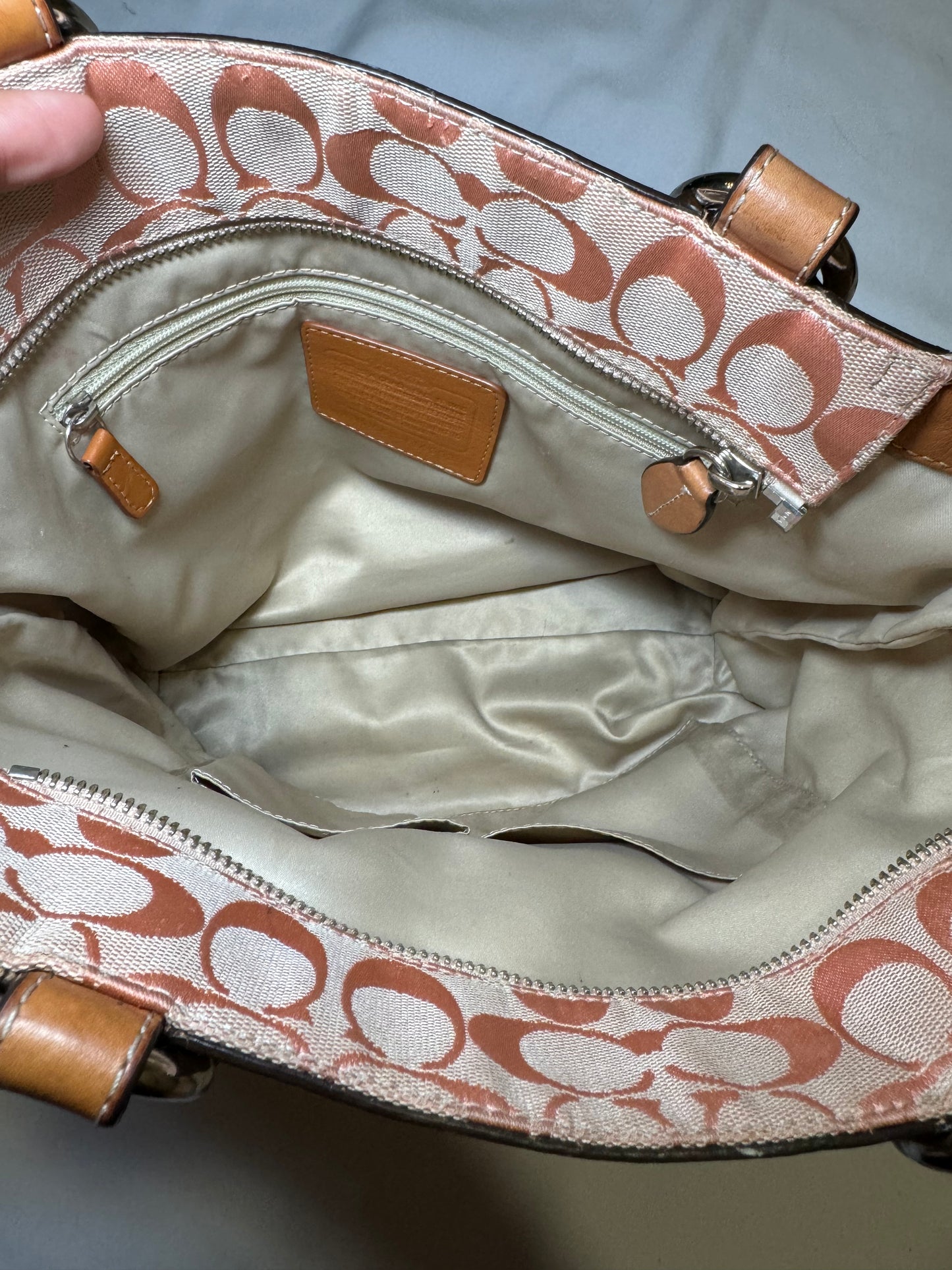 Vintage y2k Coach Penelope Signature Lunch Tote