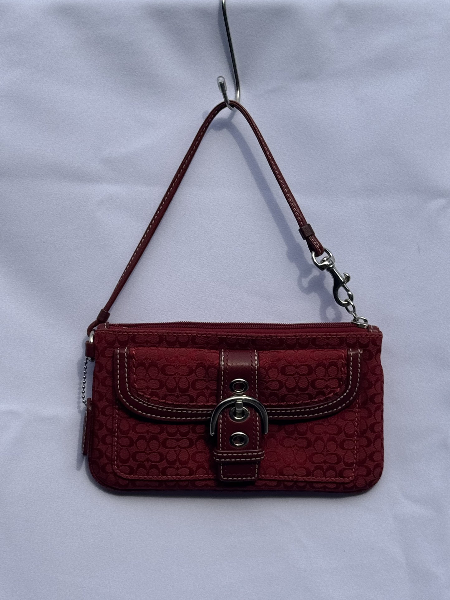 Vintage RARE Y2K Red Coach Wristlet