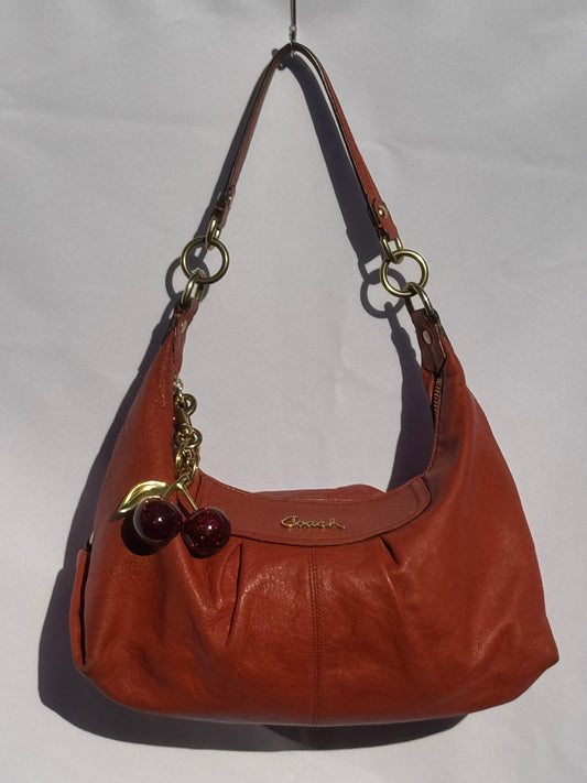 Vintage Coach Burnt Orange Shoulder Bag