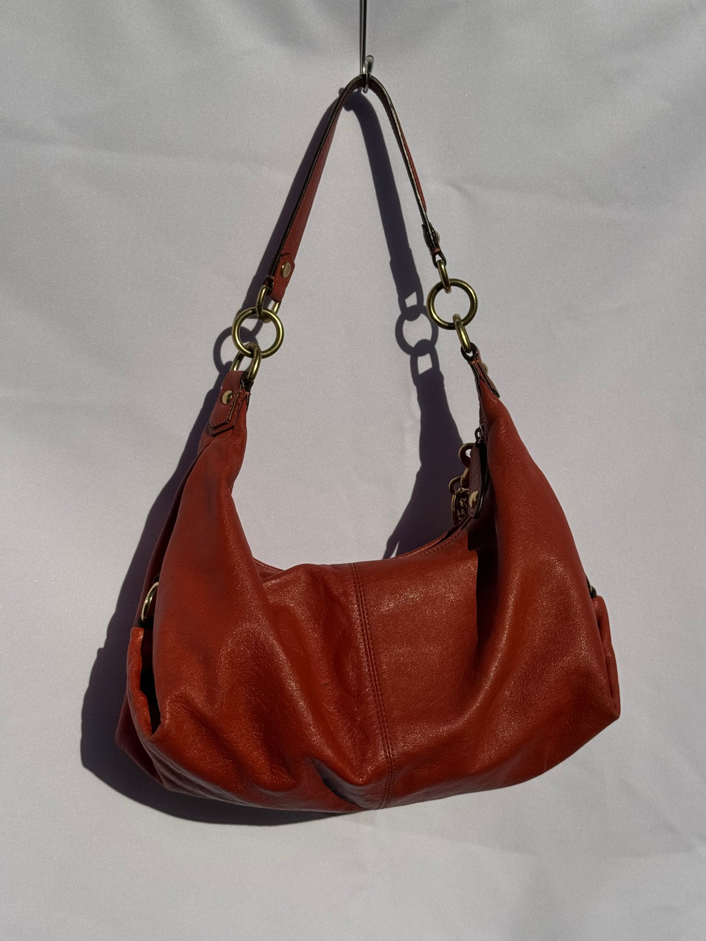 Vintage Coach Burnt Orange Shoulder Bag