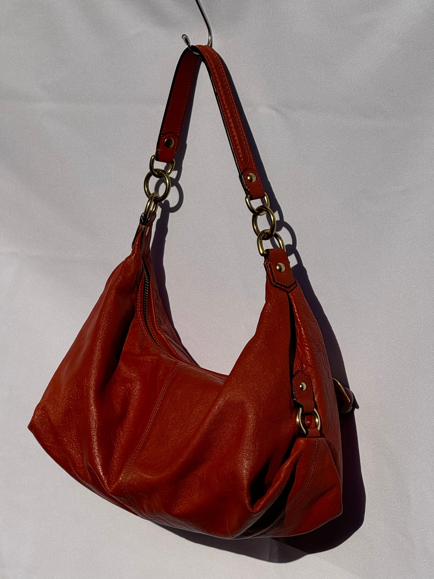 Vintage Coach Burnt Orange Shoulder Bag