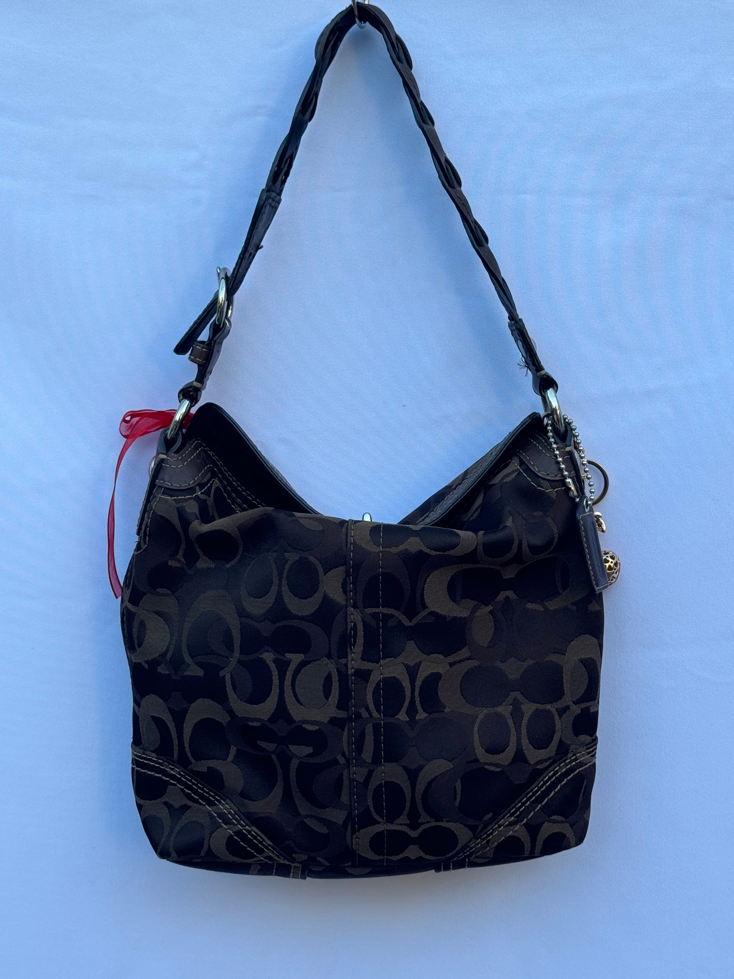 Vintage Y2K Chocolate Brown Shoulder Bag