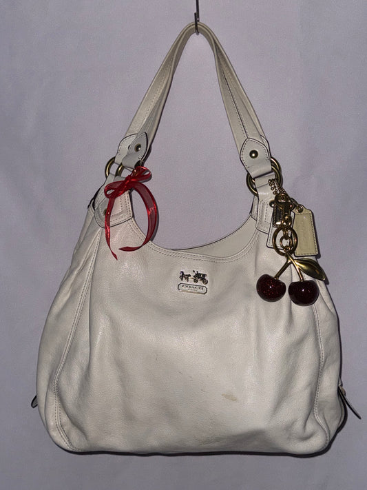 Vintage Limited Edition Off White Coach Hobo Bag