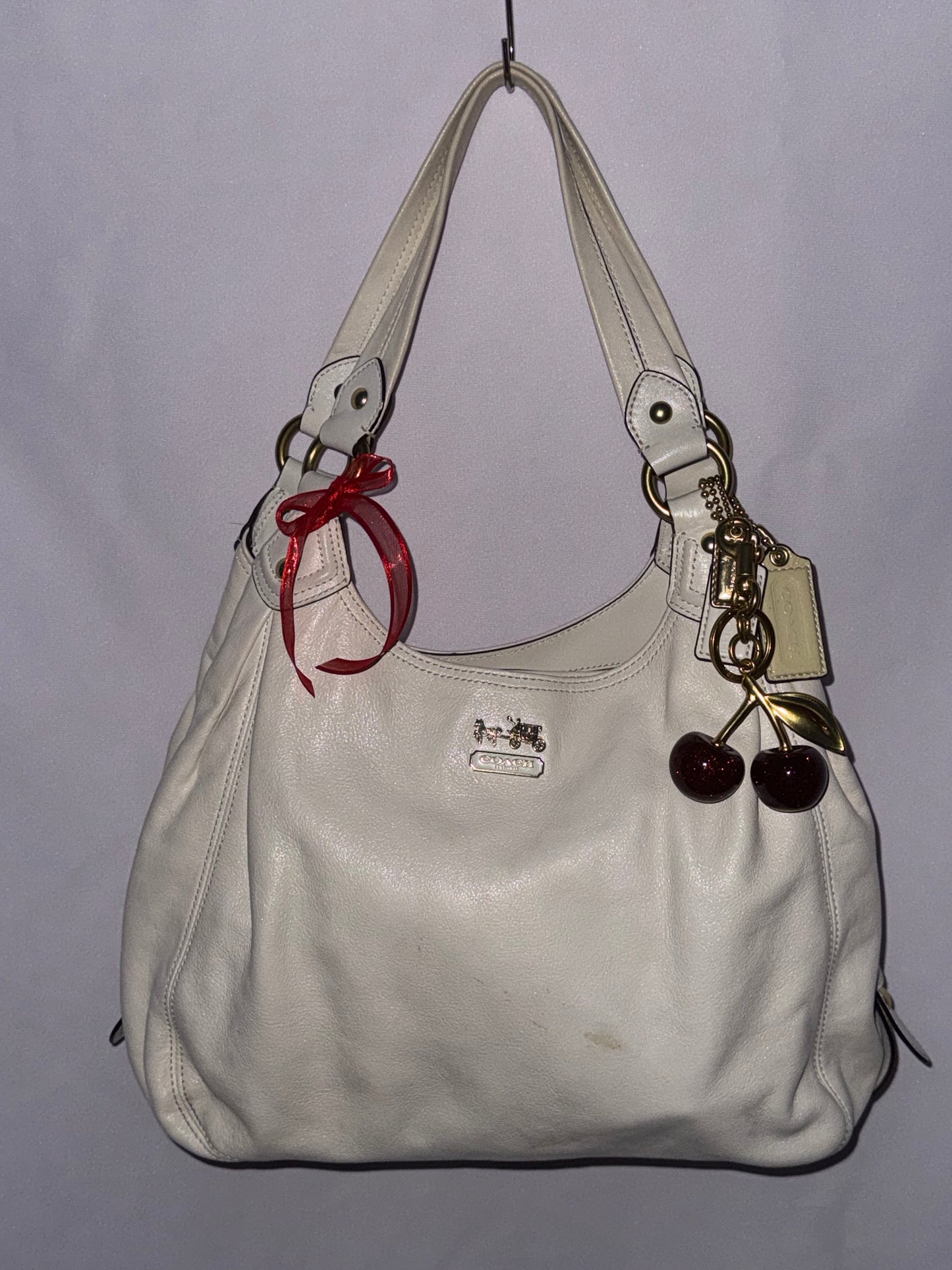 Vintage Limited Edition Off White Coach Hobo Bag