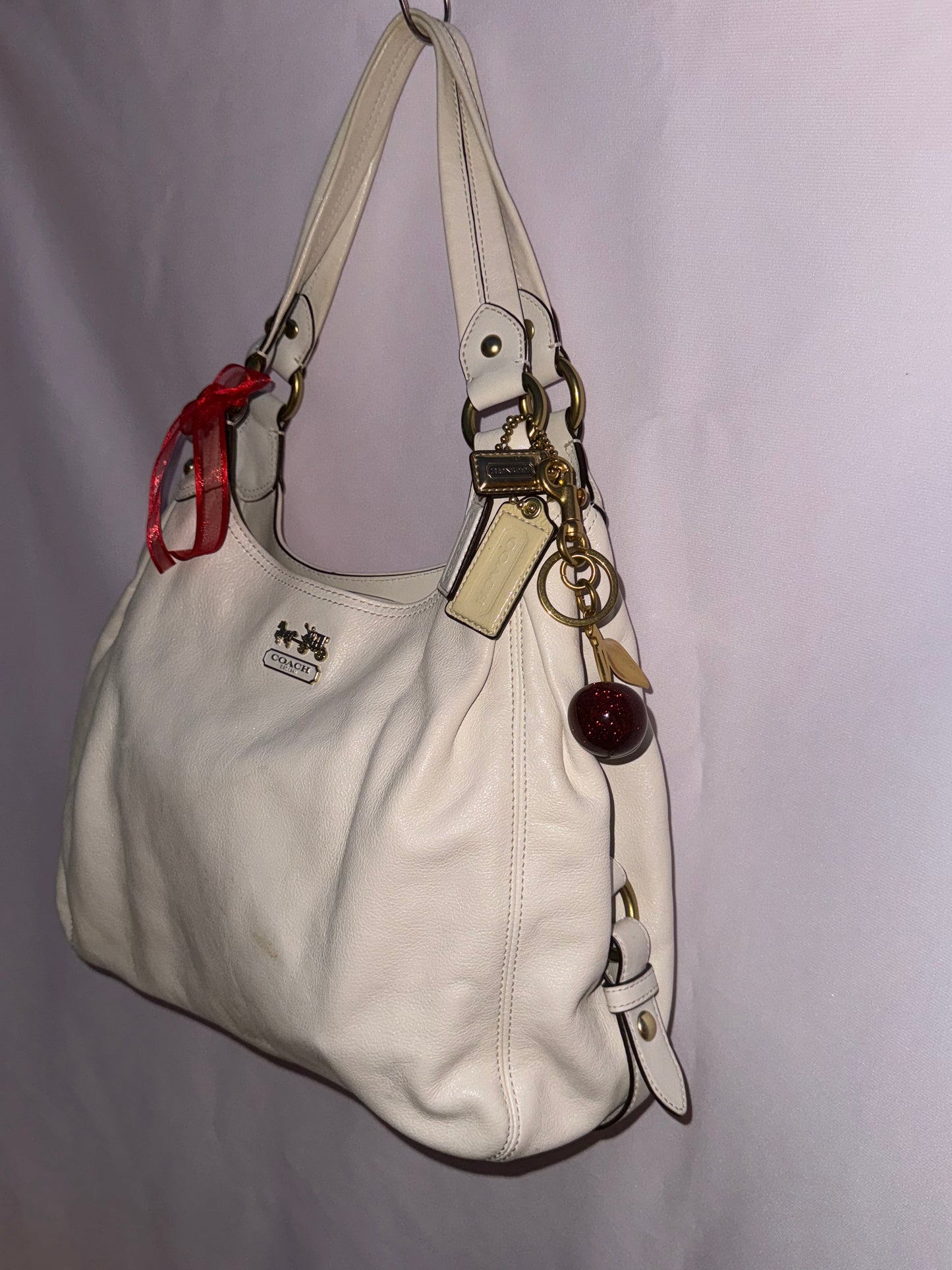 Vintage Limited Edition Off White Coach Hobo Bag