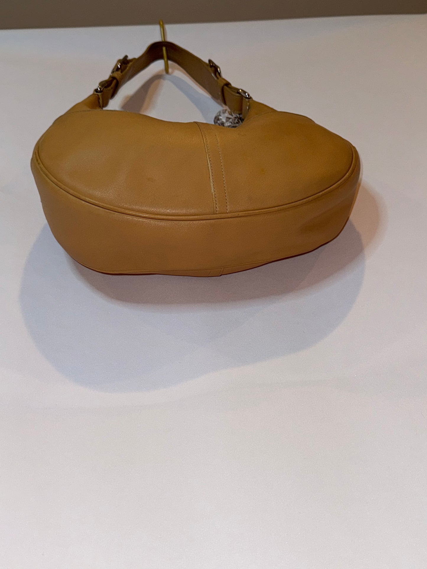 Vintage Y2K Tan Coach Hobo Shoulder Bag