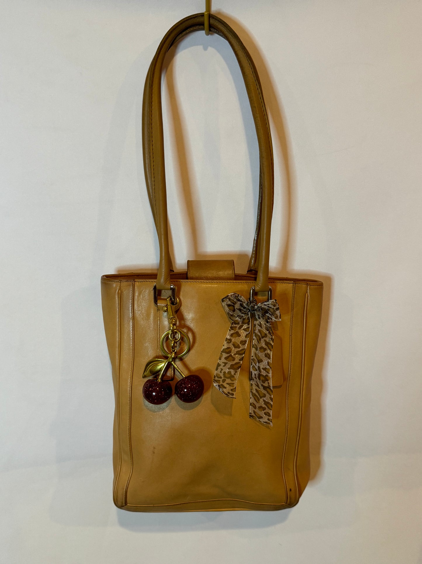 Vintage Coach Tan Mini Shopper Bag