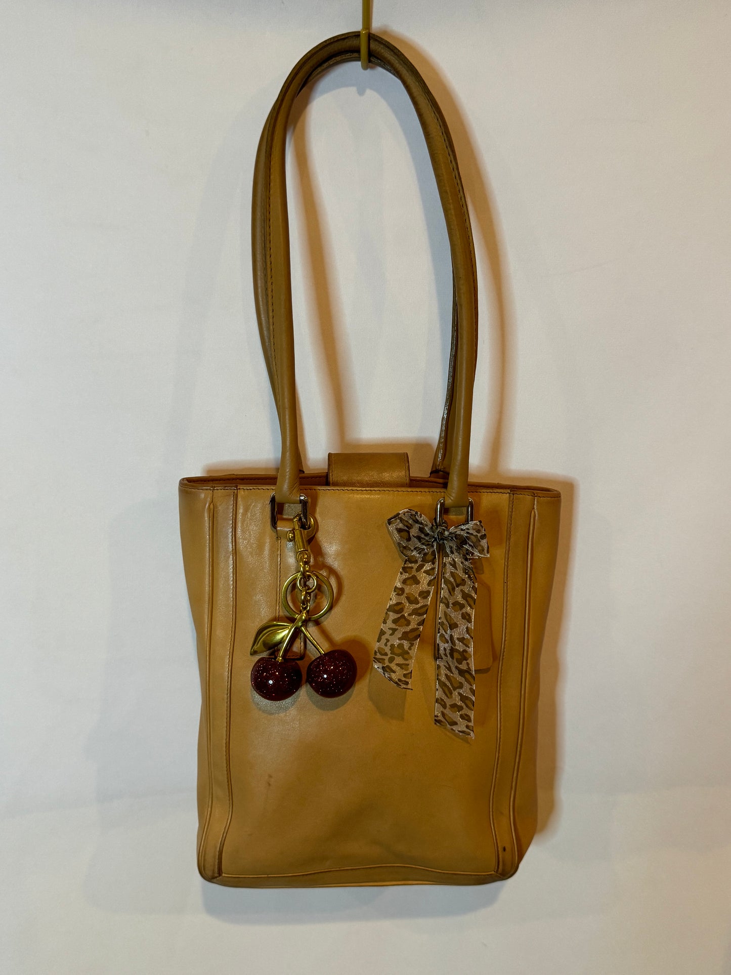 Vintage Coach Tan Mini Shopper Bag