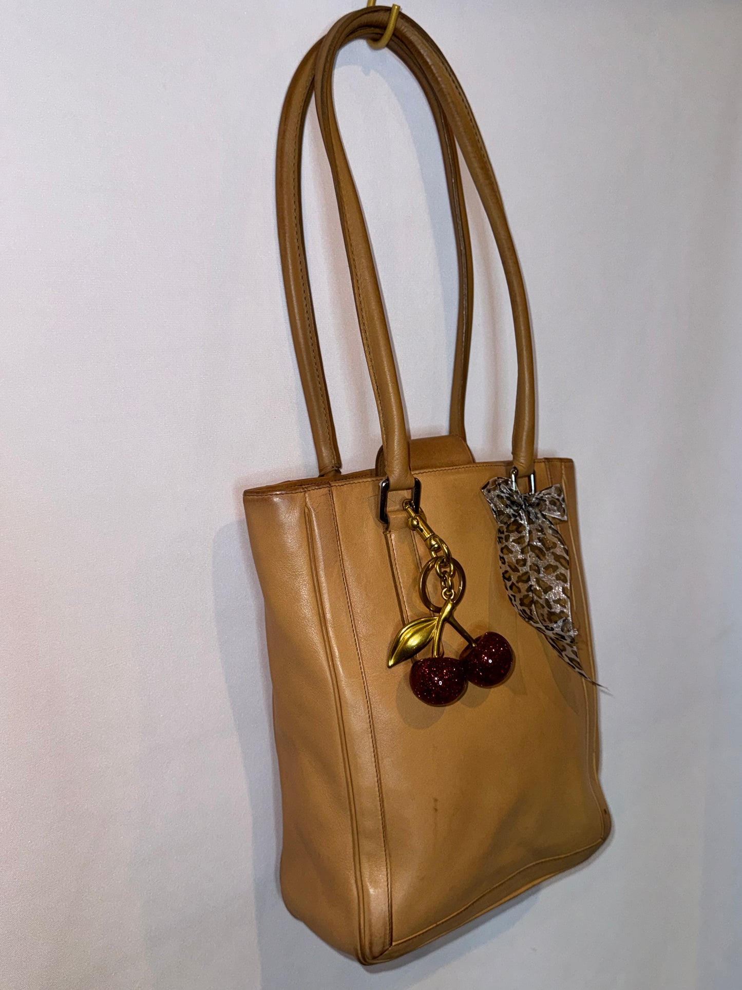 Vintage Coach Tan Mini Shopper Bag