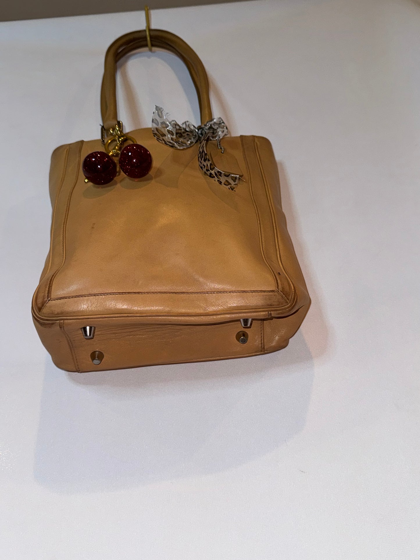 Vintage Coach Tan Mini Shopper Bag