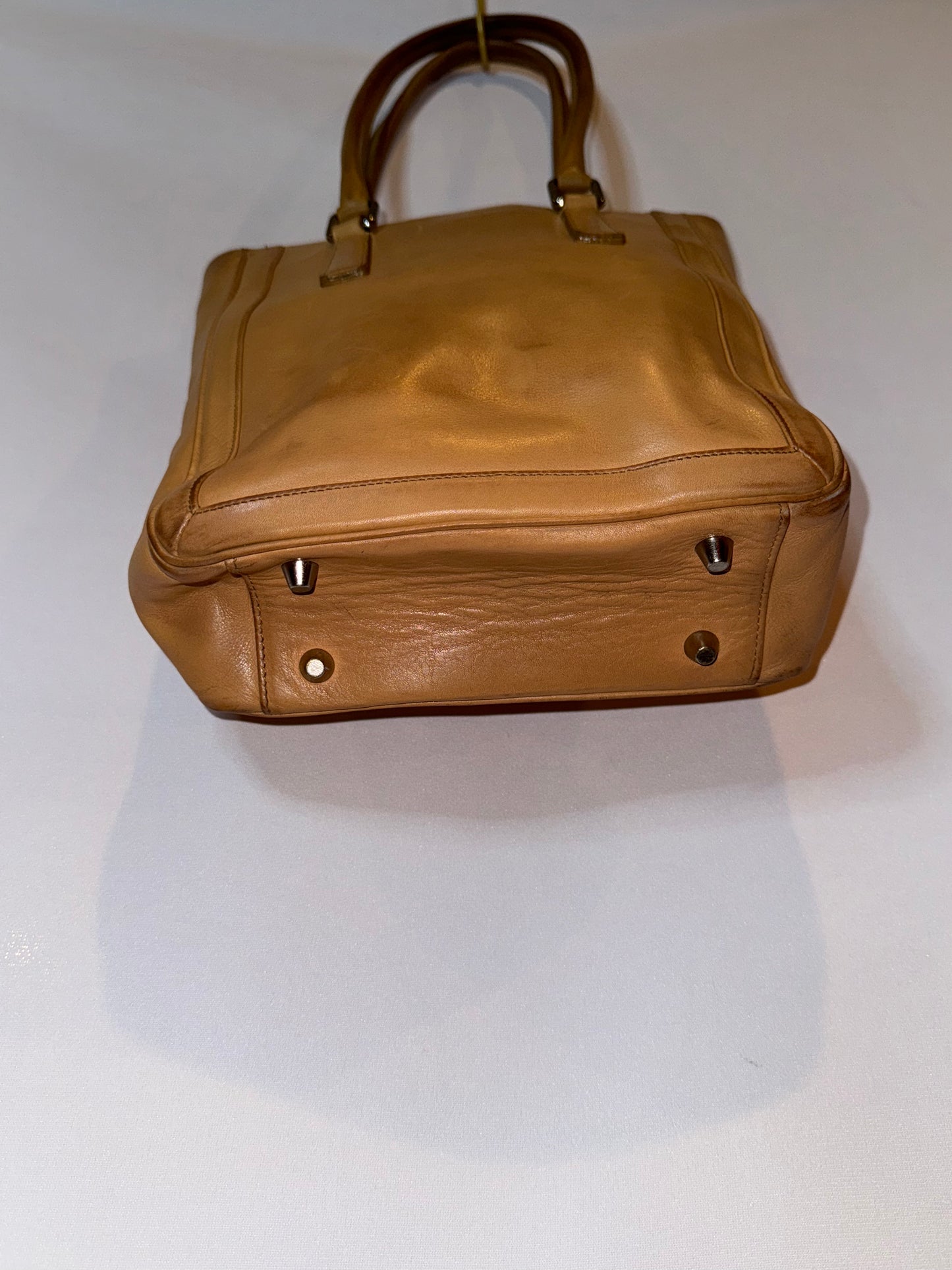 Vintage Coach Tan Mini Shopper Bag