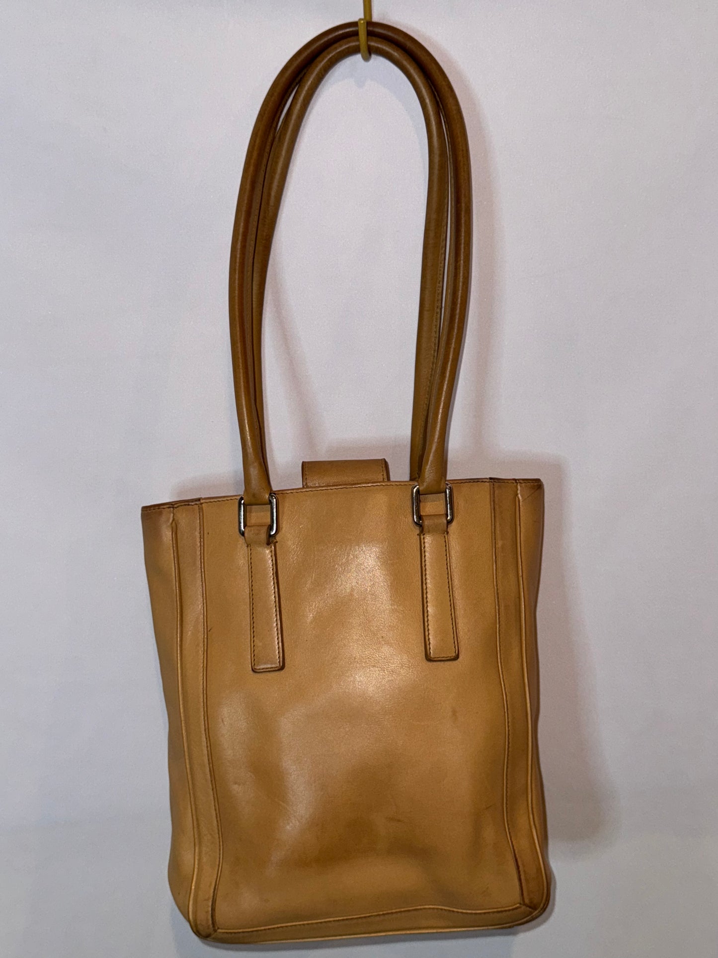 Vintage Coach Tan Mini Shopper Bag