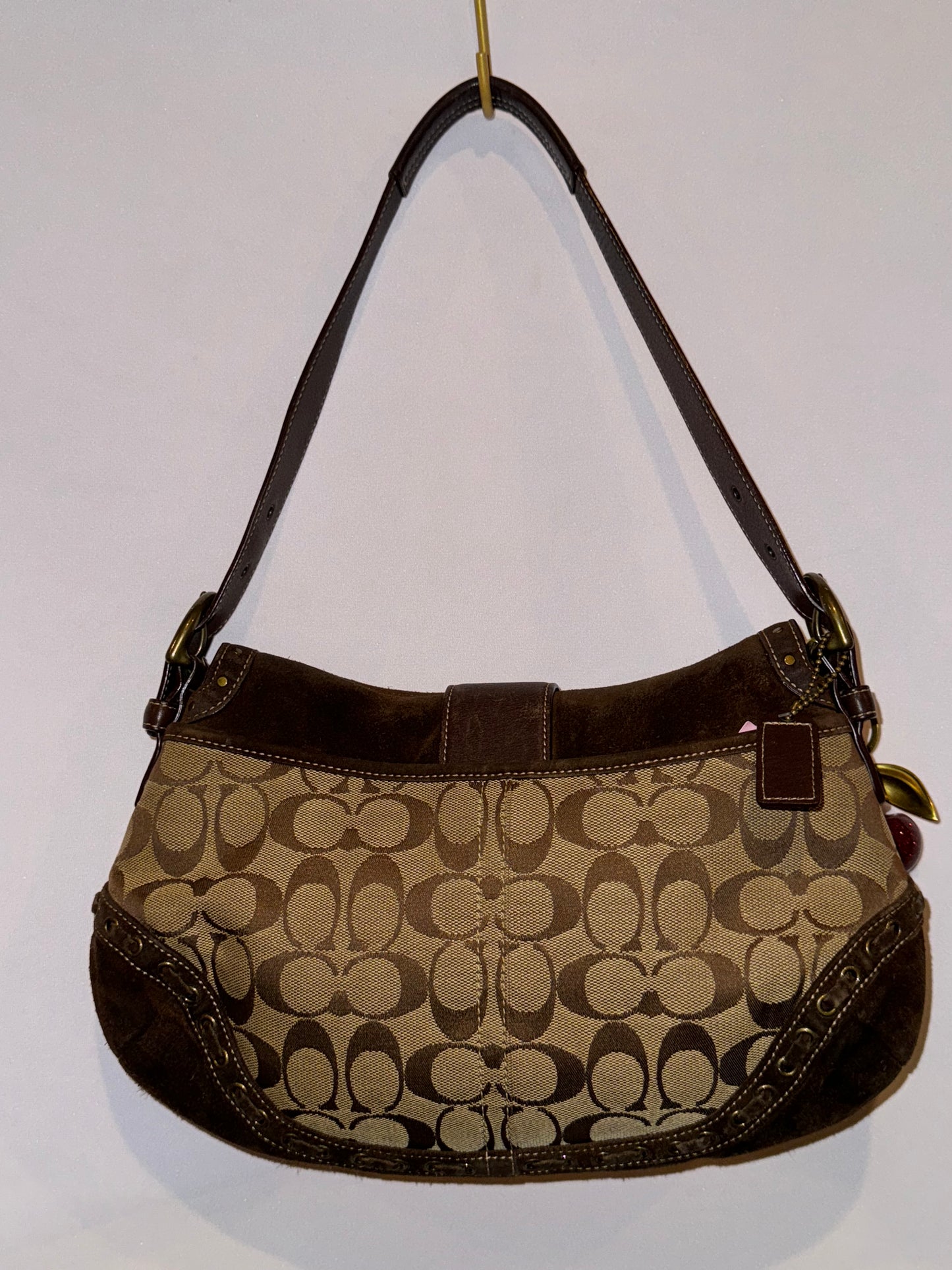 Vintage Y2K Coach Soho Flap Shoulder Bag