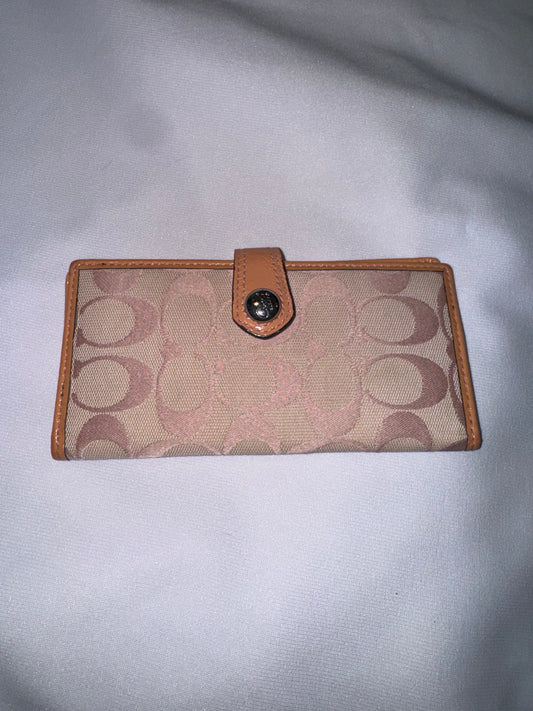 Vintage Y2k Pink Jacquard Wallet