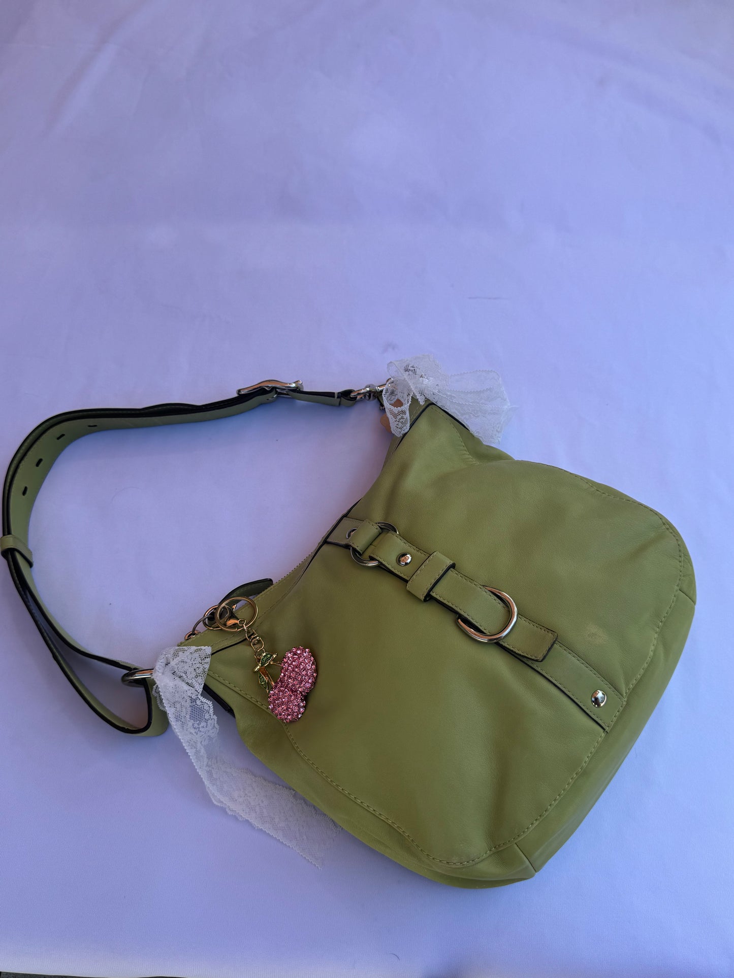 Vintage y2k Green Coach Chelsea Adjustable bag