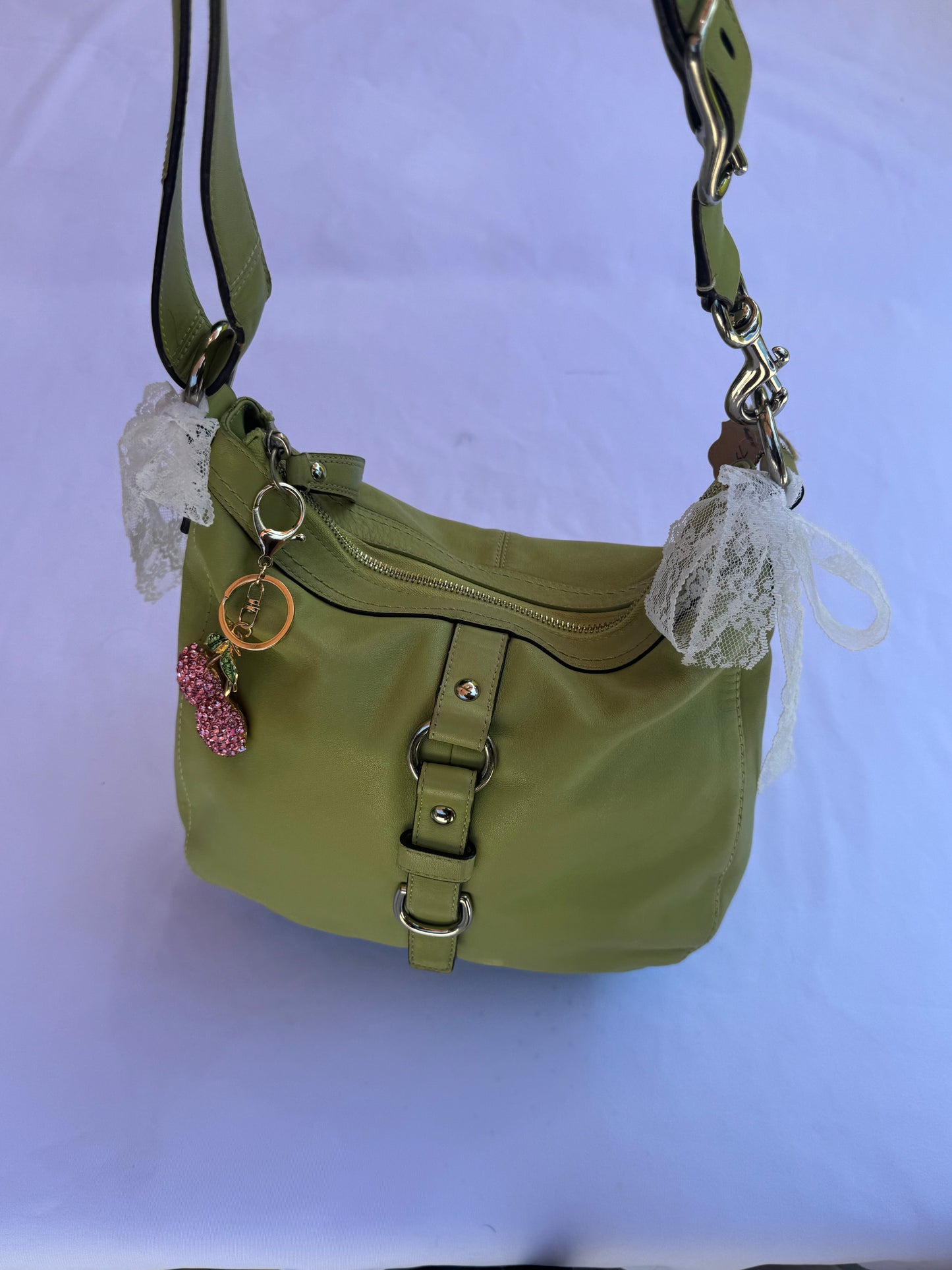 Vintage y2k Green Coach Chelsea Adjustable bag