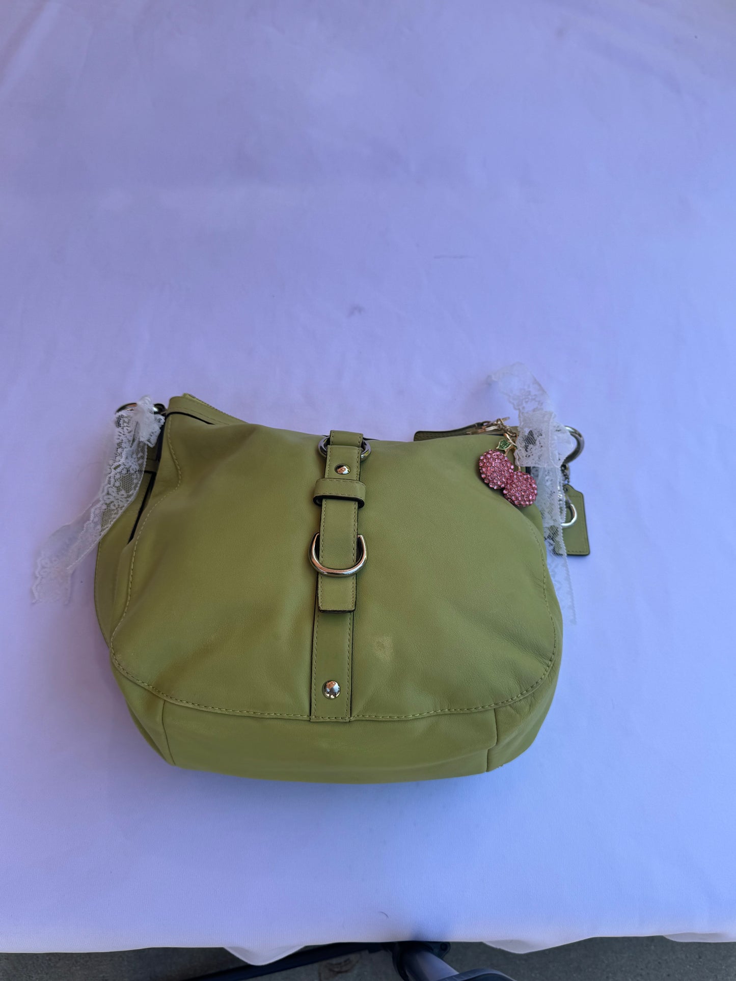 Vintage y2k Green Coach Chelsea Adjustable bag