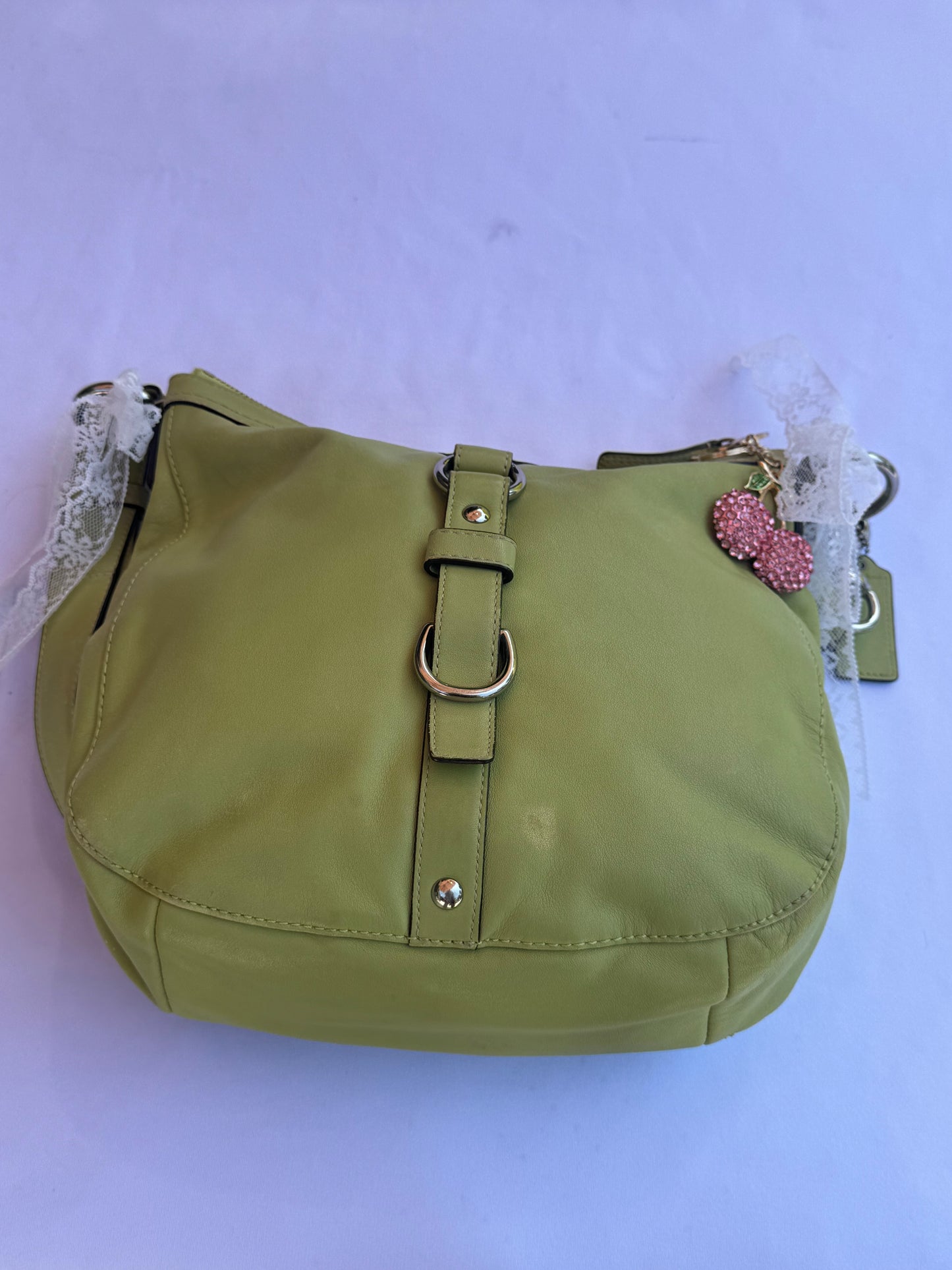 Vintage y2k Green Coach Chelsea Adjustable bag