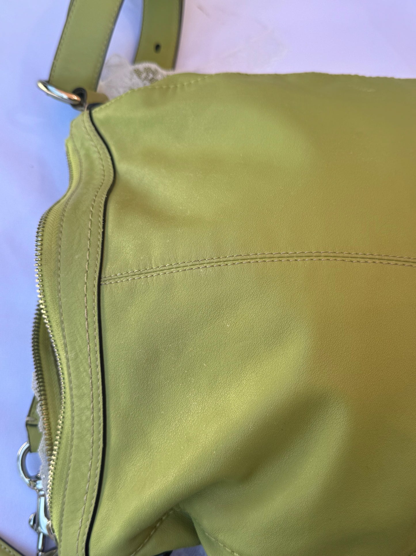 Vintage y2k Green Coach Chelsea Adjustable bag