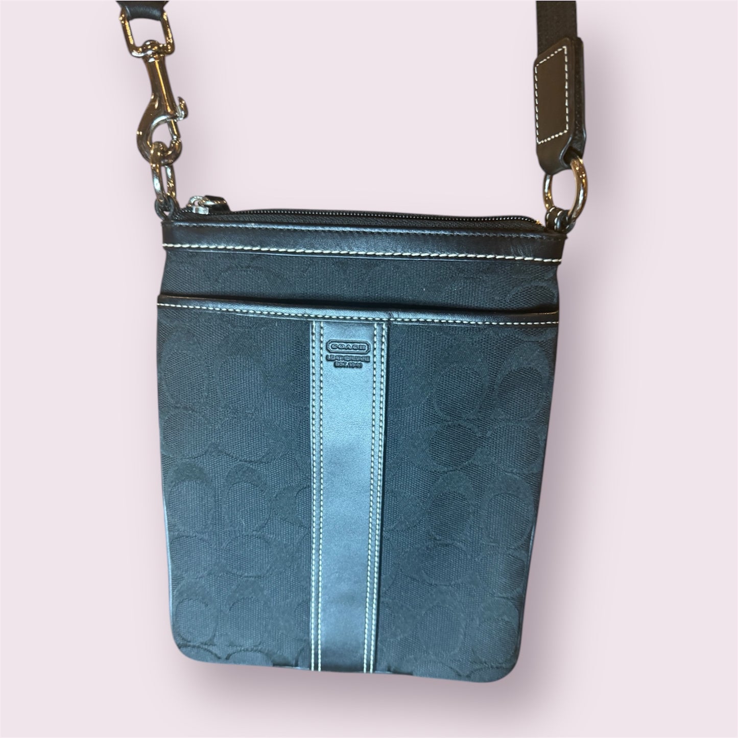 Like New Black Coach Crossbody Bag